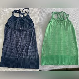TWO Athleta Tanks with Built-in Bra